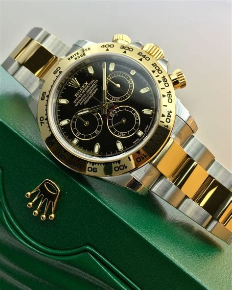 gold rolex daytona watch cost|rolex daytona black dial price.